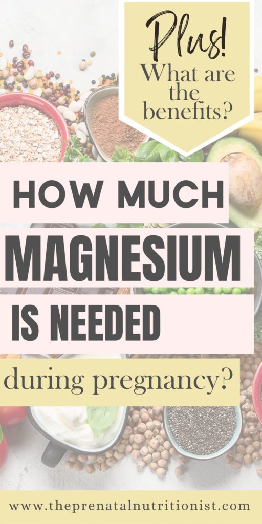 How Much Magnesium is needed during pregnancy