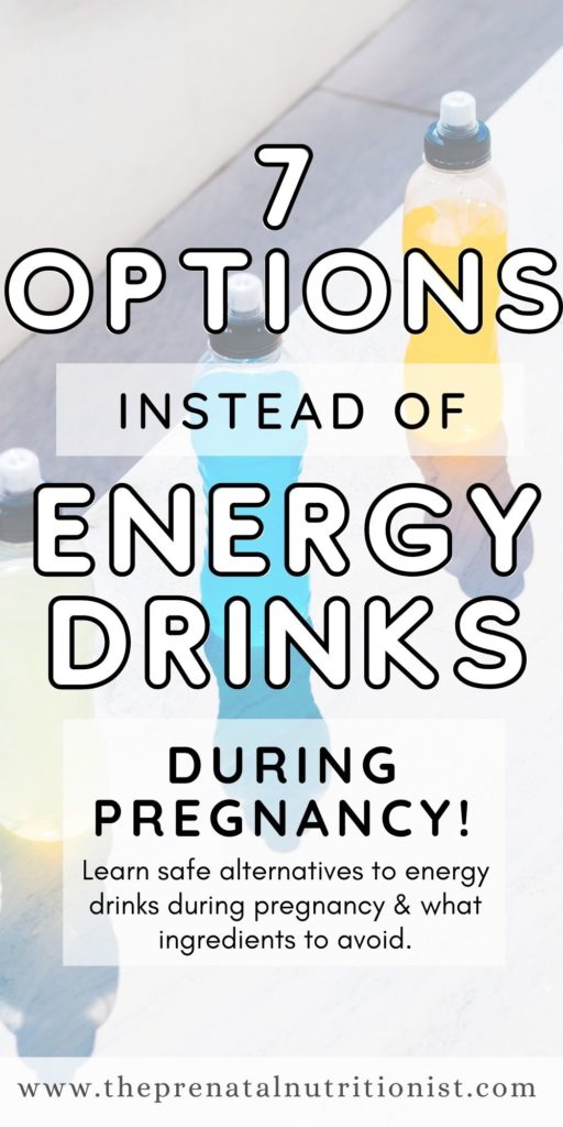 7 options instead of energy drinks