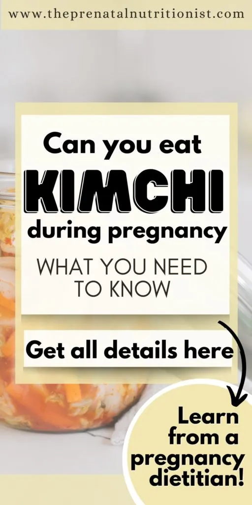 Can You Eat Kimchi While Pregnant?