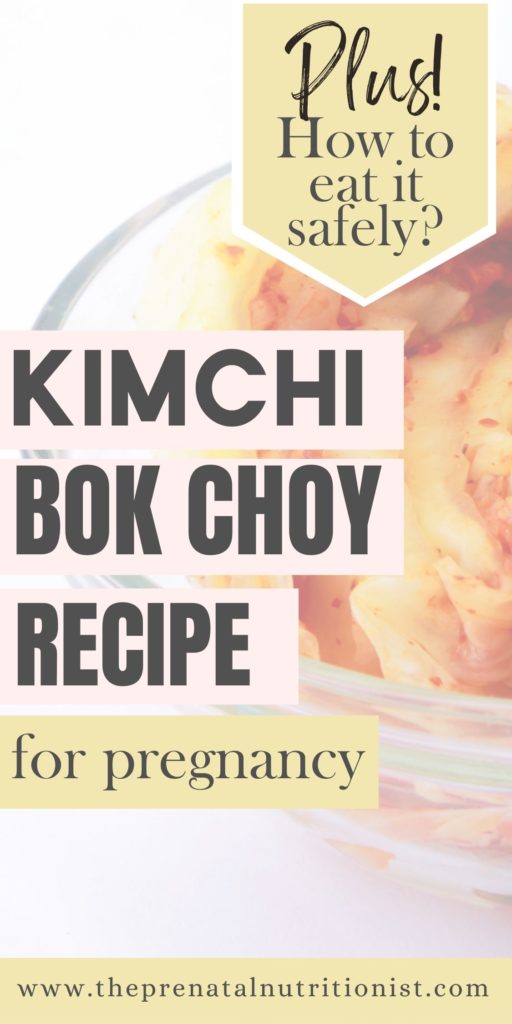 Kimchi Bok Choy Recipe