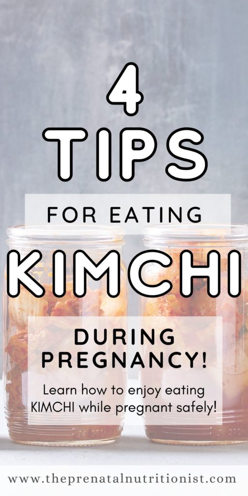 4 tips for eating kimchi during pregnancy