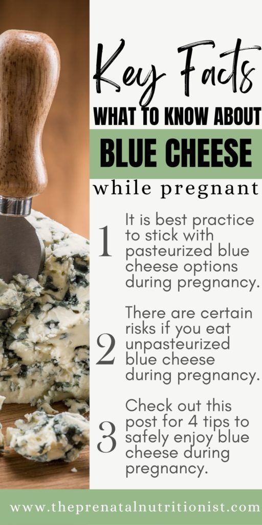 what to know about blue cheese while pregnant