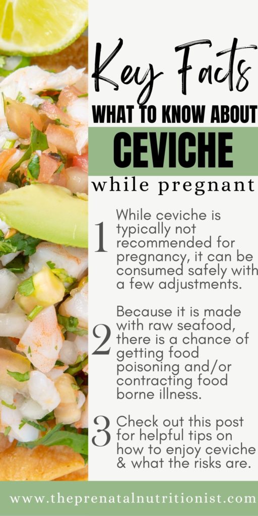 Can I Eat Ceviche While Pregnant?