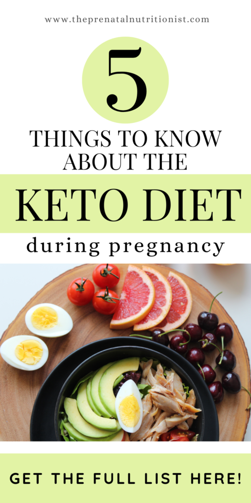 5 things to know about the keto diet during pregnancy