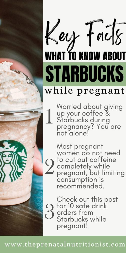 10 Starbucks Drinks For Pregnant Women The Prenatal Nutritionist