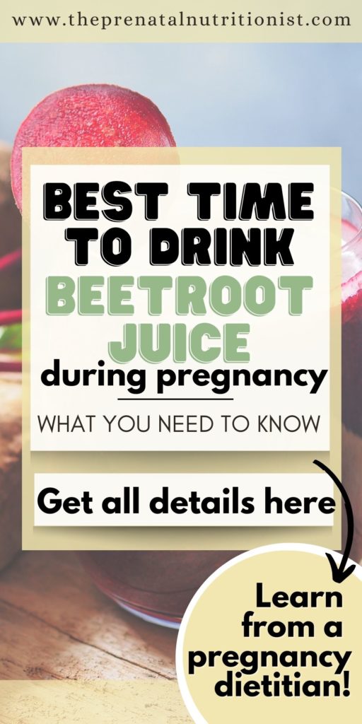 Best Time To Drink Beetroot Juice During Pregnancy