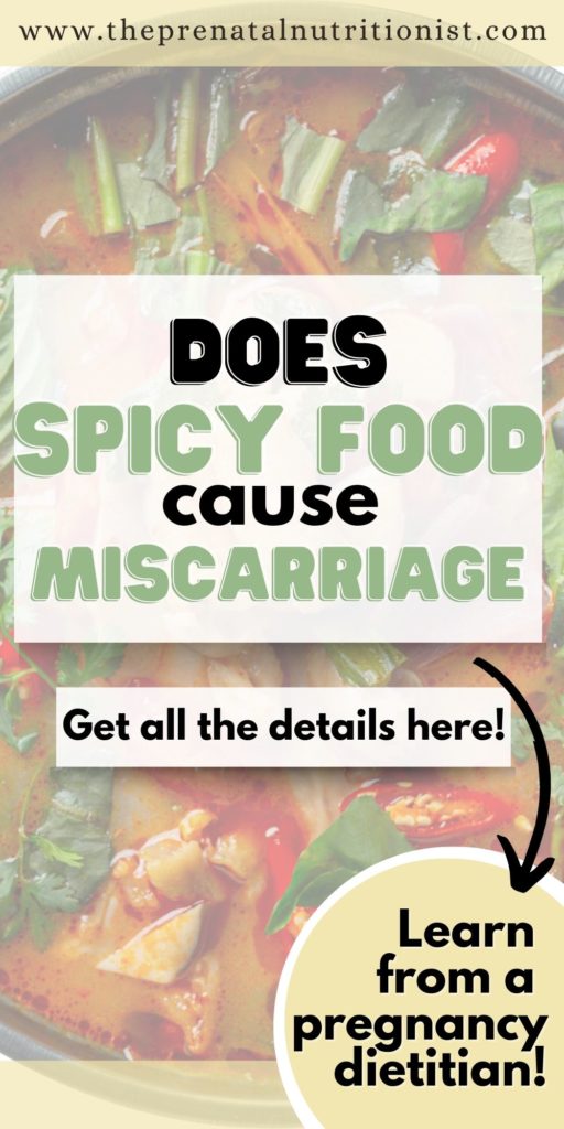 Does Spicy Food Cause Miscarriage?
