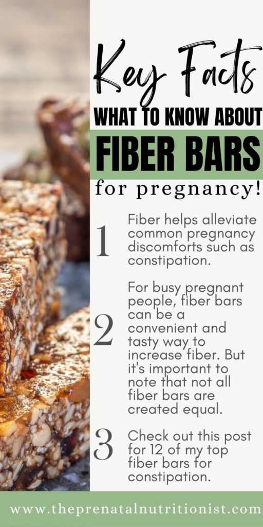 Fiber Bars For Pregnancy key facts