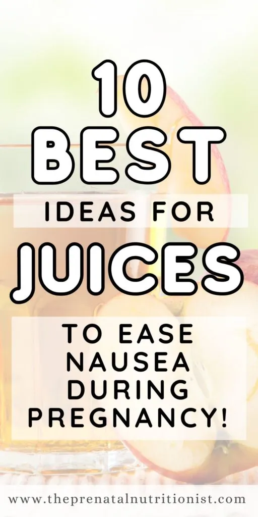 10 Best Juices For Nausea During Pregnancy