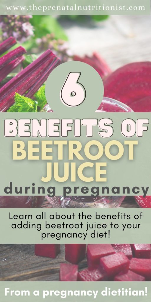 Beetroot Juice Benefits During Pregnancy