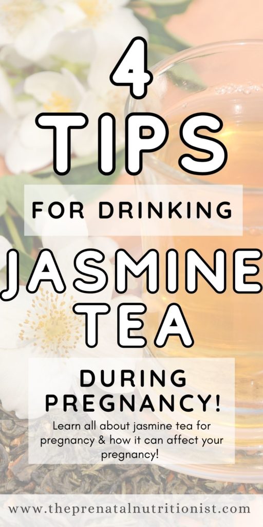 4 tips for drinking jasmine tea during pregnancy