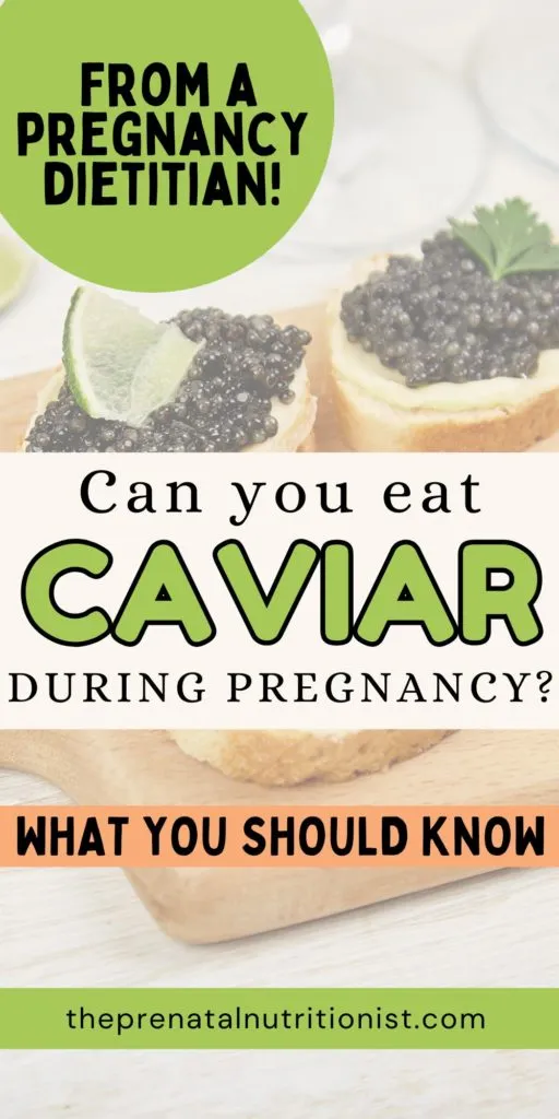 Can You Eat Caviar When Pregnant?