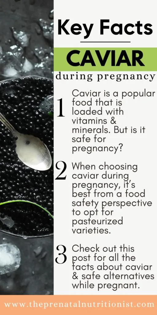 Can You Eat Caviar When Pregnant?