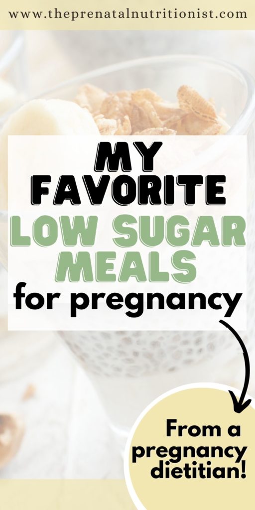 Low Sugar Meals for Pregnant Women