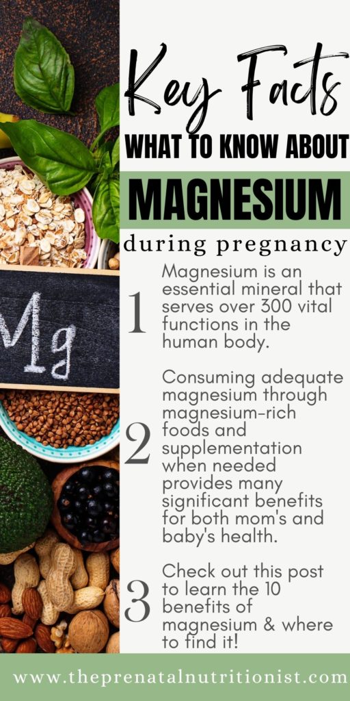 Benefits Of Magnesium During Pregnancy