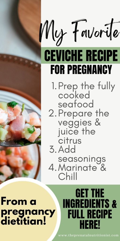 Pregnancy Safe Ceviche Recipe