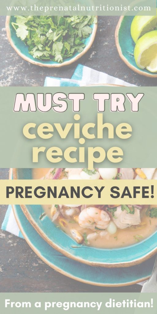 Pregnancy Safe Ceviche Recipe