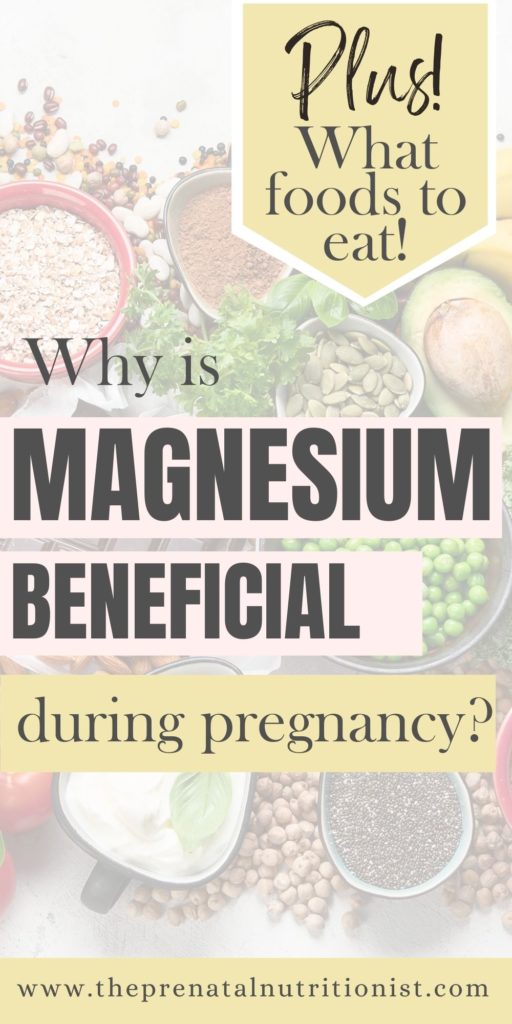 why is magnesium beneficial during pregnancy