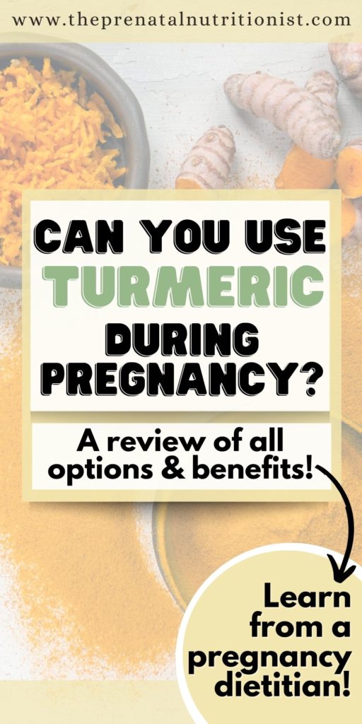 Turmeric While Pregnant