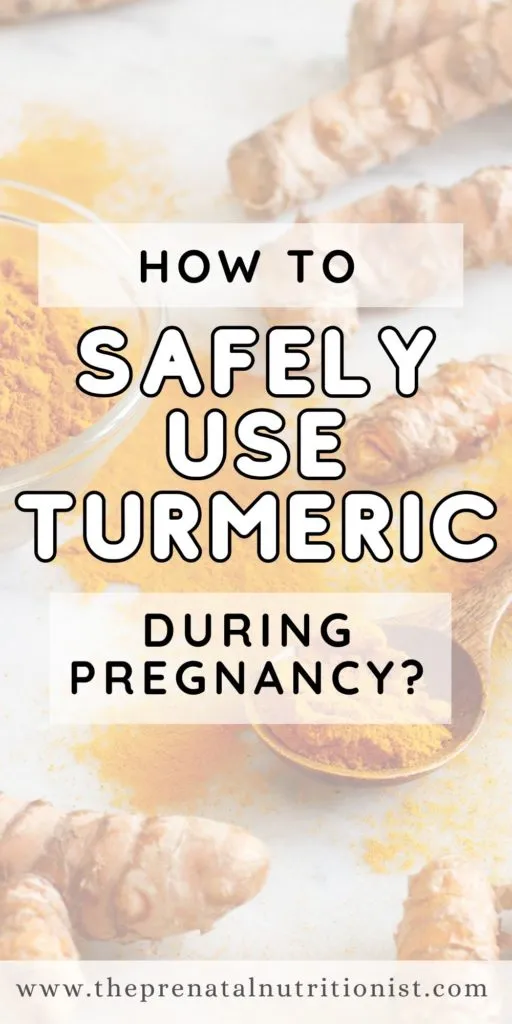 Turmeric for Pregnant Women