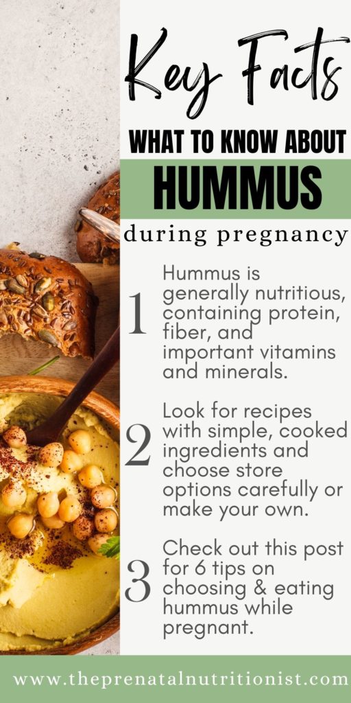 Can You Eat Hummus While Pregnant?