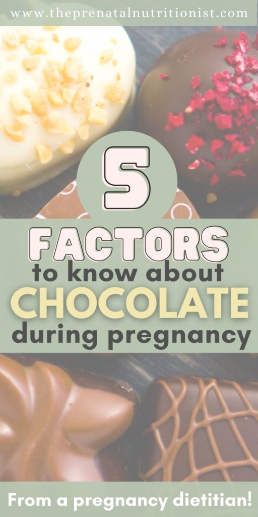 5 factors to know about chocolate during pregnancy