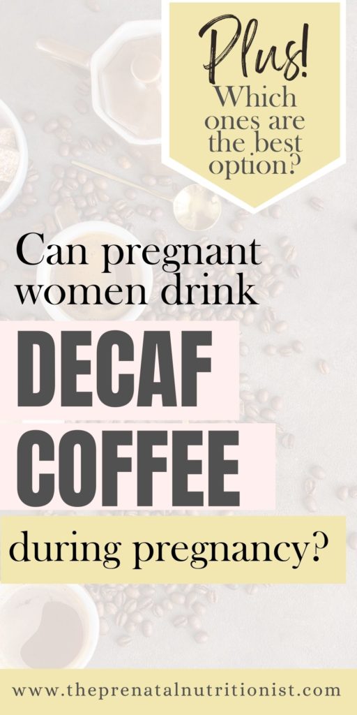 Can You Drink Decaf Coffee While Pregnant?