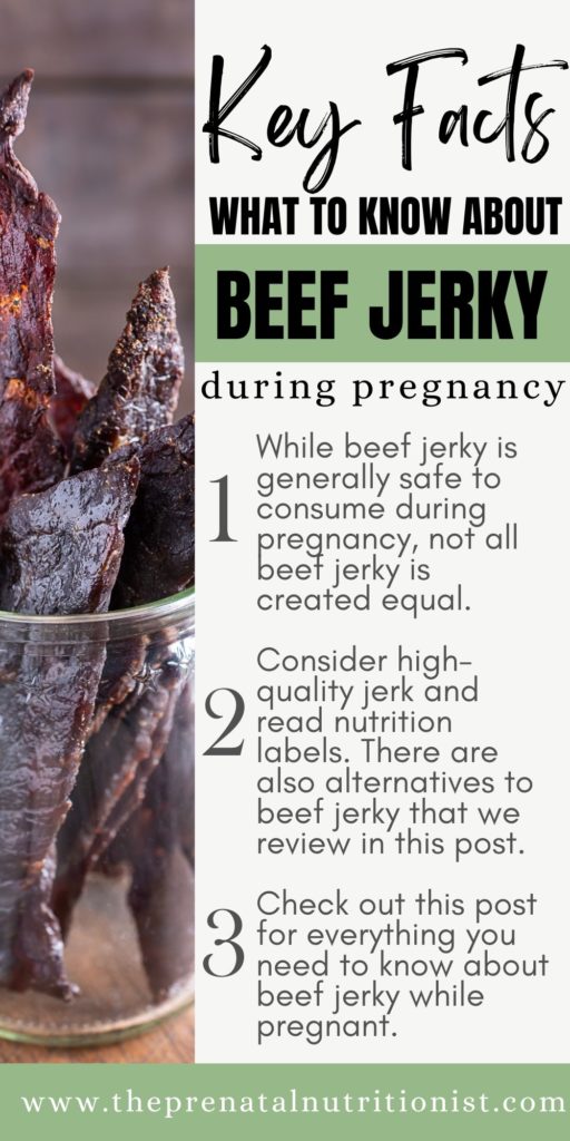 Can You Eat Beef Jerky While Pregnant?