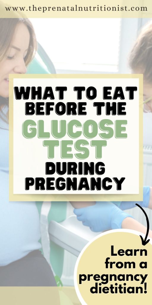 What to Eat Before Pregnancy Glucose Test