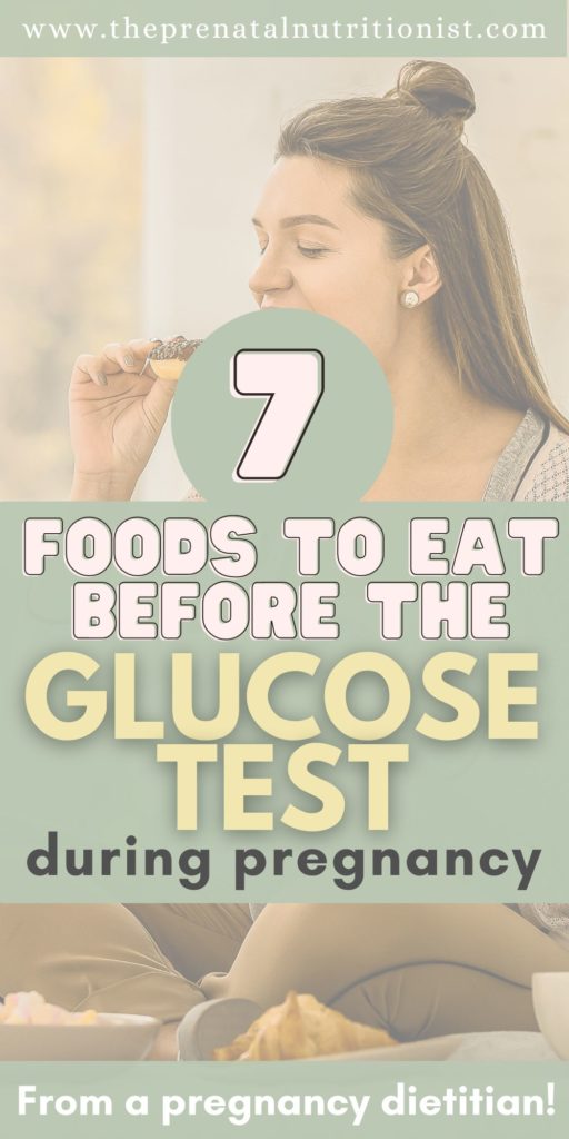 What to Eat Before Pregnancy Glucose Test