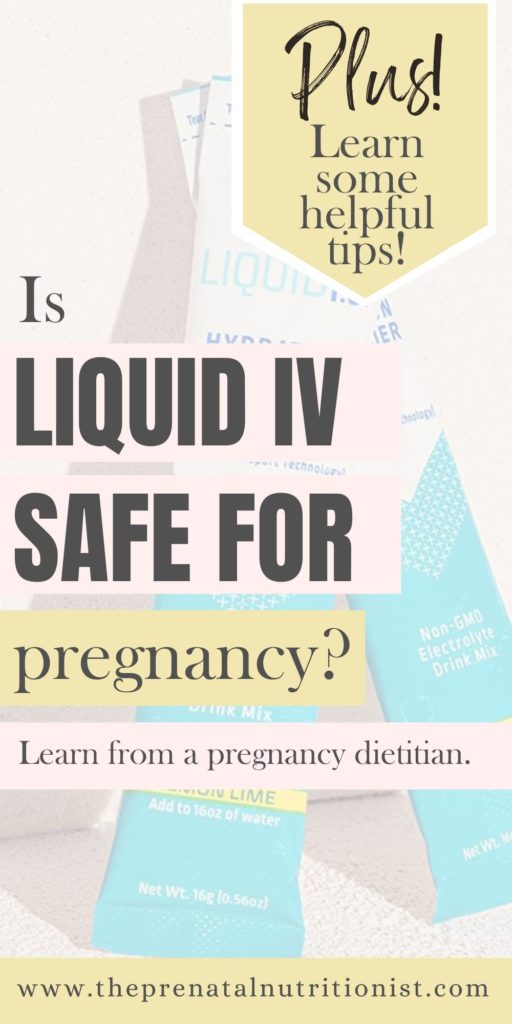 Can You Drink Liquid IV While Pregnant?