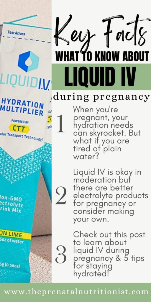 Can You Drink Liquid IV While Pregnant?