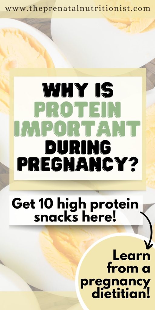 why is protein important during pregnancy
