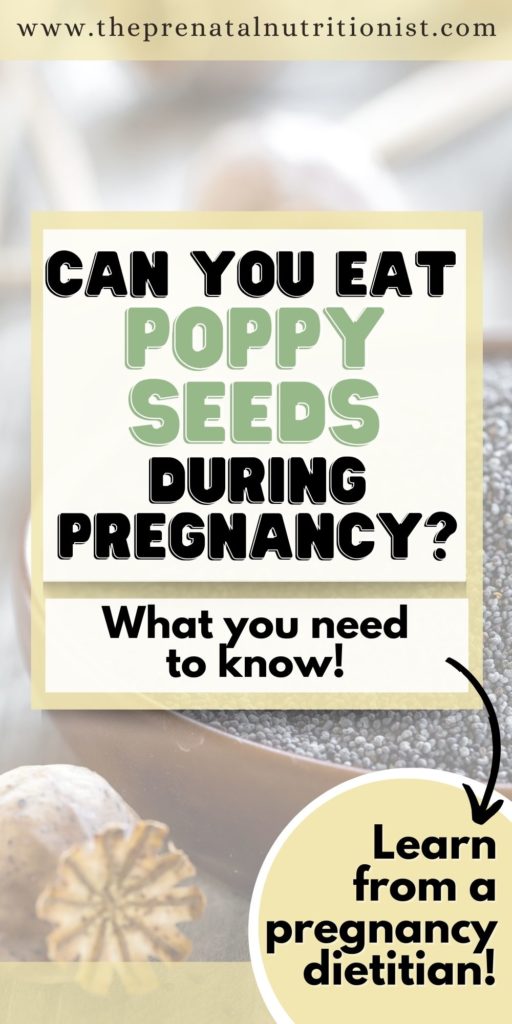 Poppy Seeds For Pregnancy