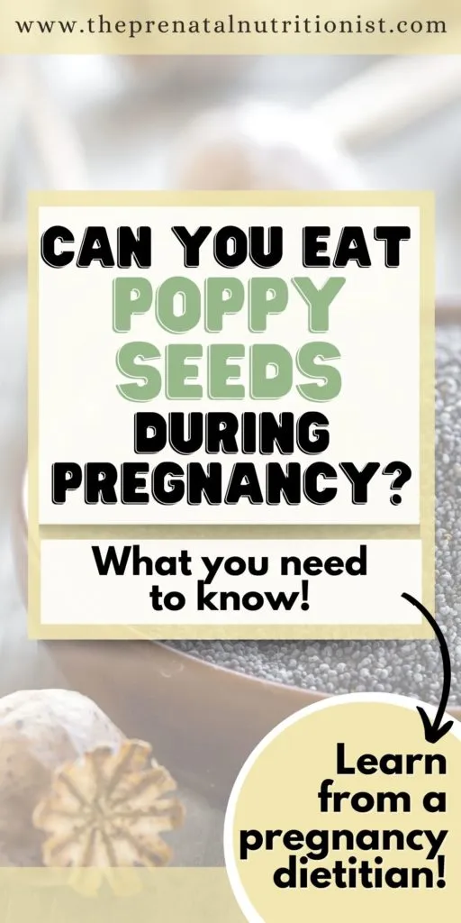 Poppy Seeds For Pregnancy
