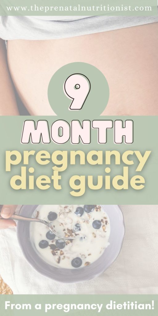 Pregnancy Diet Chart Month by Month