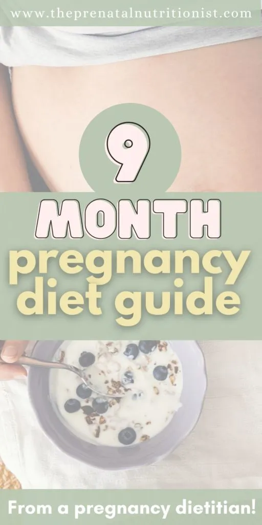 Pregnancy Diet Chart Month by Month