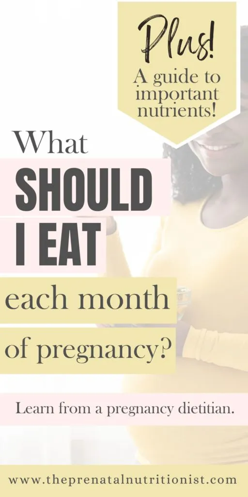 what should I eat each month of pregnancy what should I eat each month of pregnancy
