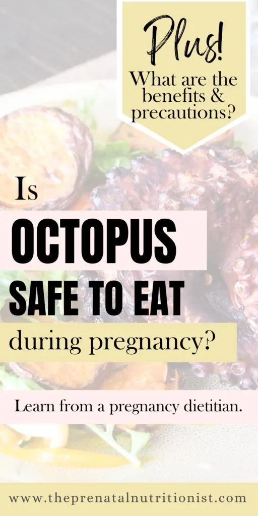 is octopus safe to eat during pregnancy