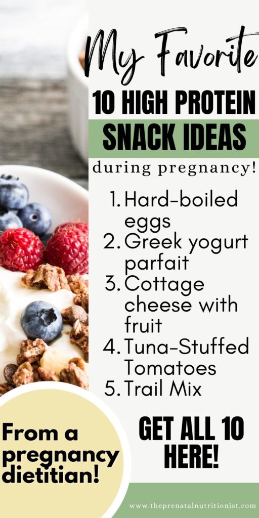 Snacks High in Protein for Pregnancy