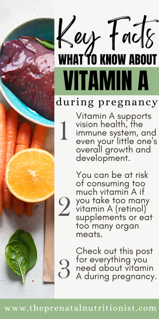 Vitamin A During Pregnancy key facts