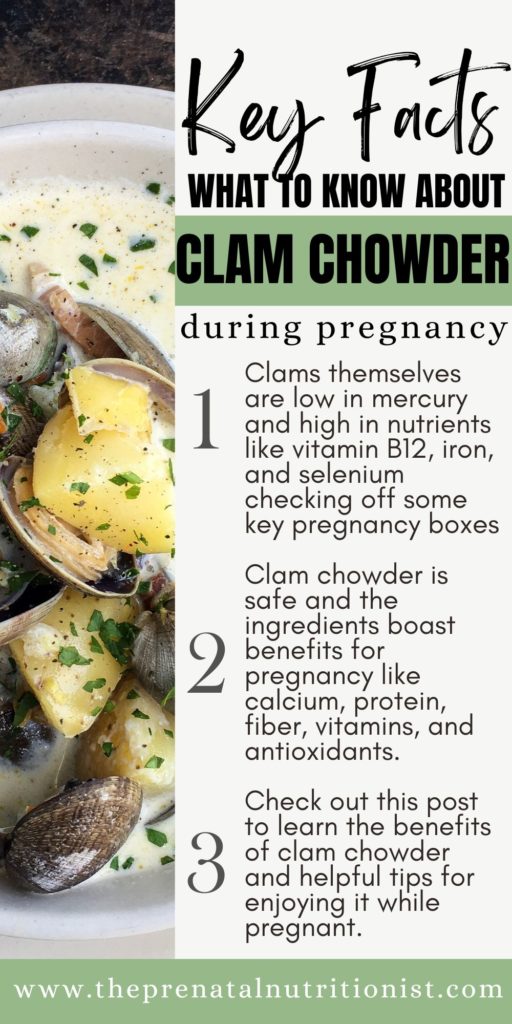 Can You Eat Clam Chowder While Pregnant?