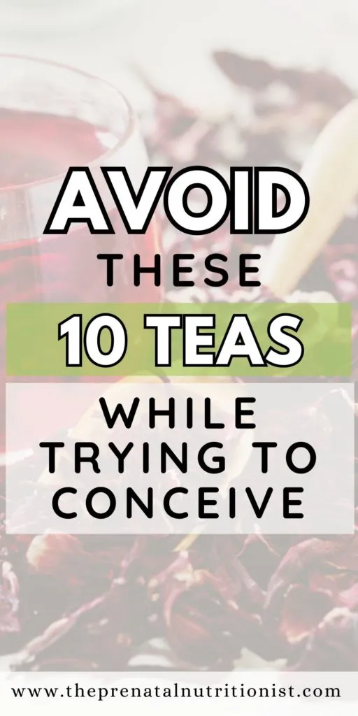10 Teas To Avoid While Trying To Conceive