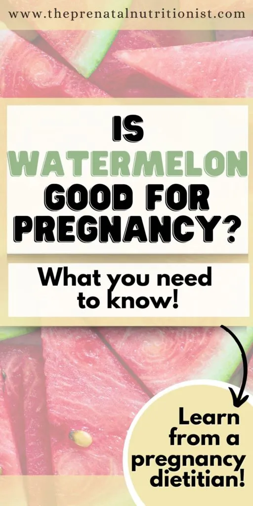 Is Watermelon Good For Pregnancy