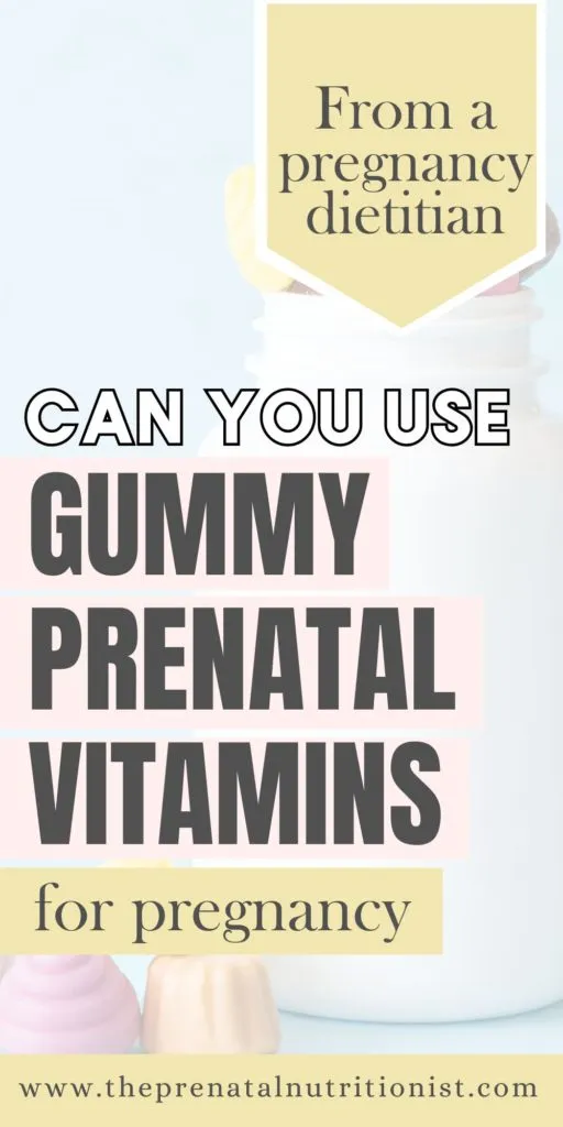 Can You Use Prenatal Gummy Vitamins for Pregnancy?