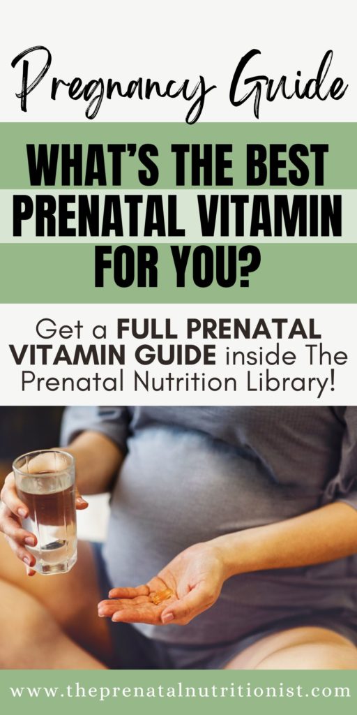 what's the best prenatal vitamin for you