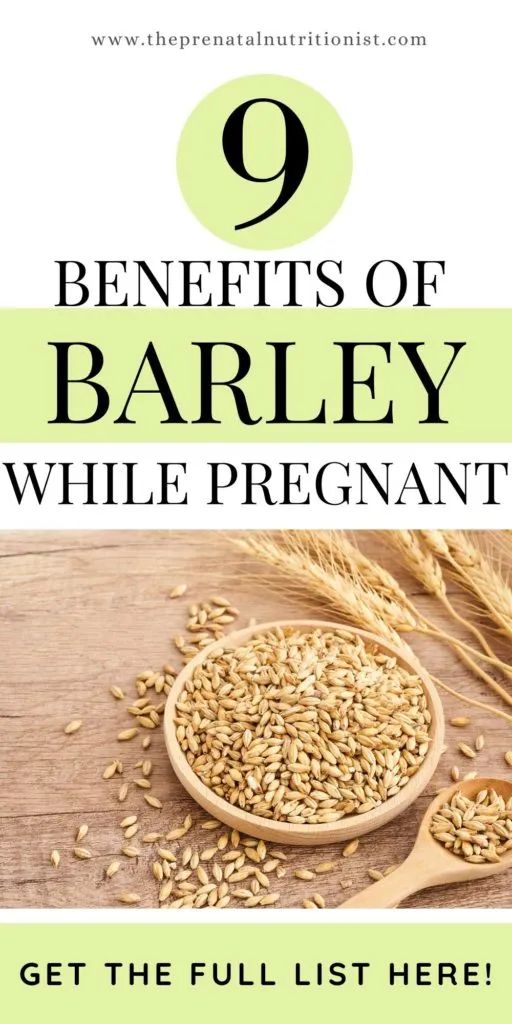 9 Barley Benefits For Pregnancy