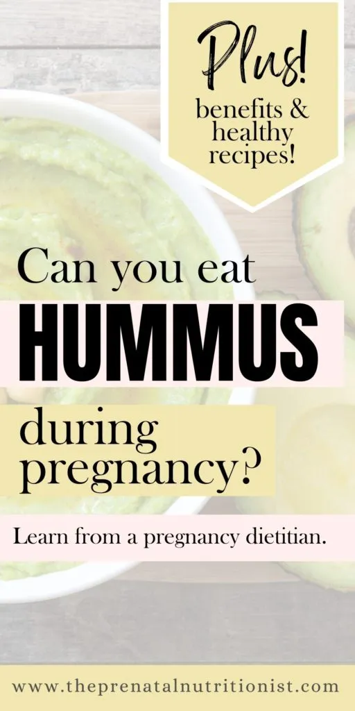Can Pregnant Women Eat Hummus?