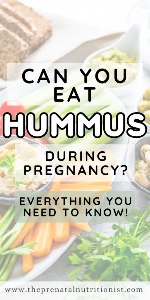 can you eat hummus during pregnancy
