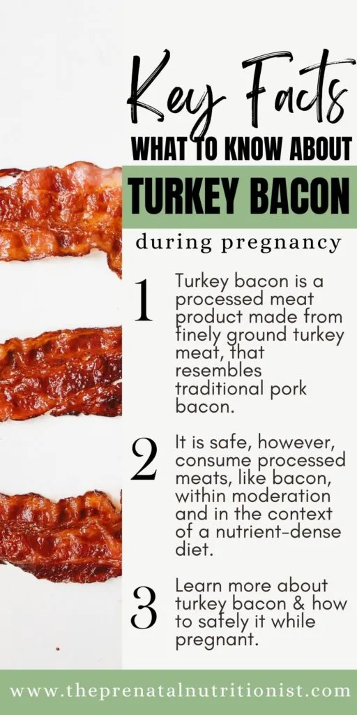 turkey bacon key facts
